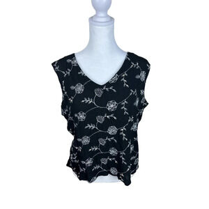 Vintage Kathie Lee Sleeveless Top Women’s Size Medium